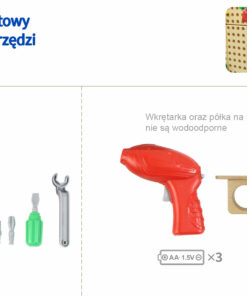 MASTERKIDZ 8 dalių atsuktuvų įrankių rinkinys STEM mokslo ir kūrybiškumo lentai
