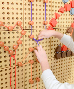 MASTERKIDZ Kaiščių ir virvelių rinkinys STEM mokslo ir kūrybinei lentai