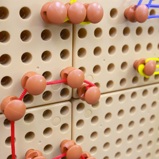 MASTERKIDZ Kaiščių ir virvelių rinkinys STEM mokslo ir kūrybinei lentai