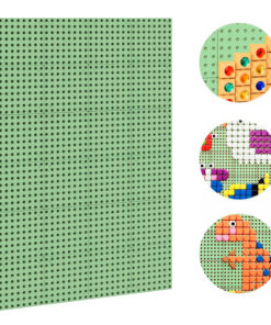 MASTERKIDZ Mokslinė sieninė STEM kūrybinė lenta 120×80 cm su montavimo panele