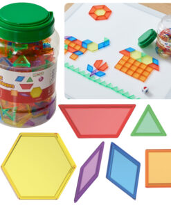 MASTERKIDZ Montessori Tangram mozaikos blokelių rinkinys