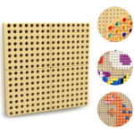 MASTERKIDZ STEM TEM kūrybinė mokslo sieninė lenta su montavimo panele 40 x 40 cm