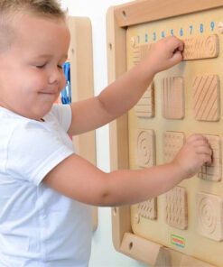 MASTERKIDZ Sensorinė sieninė lenta paviršiaus tekstūrai atpažinti