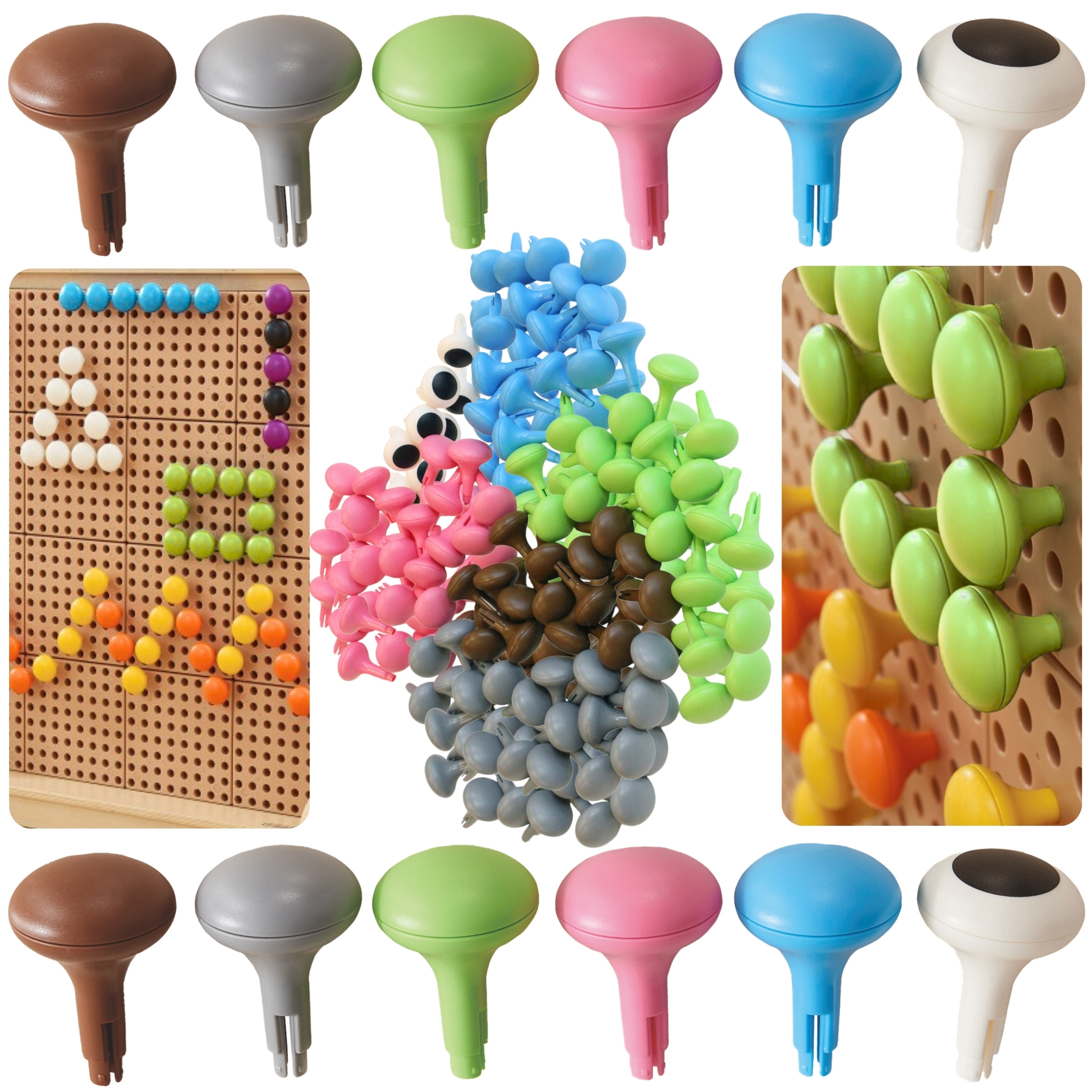 MASTERKIDZ Spalvingi dideli kaiščiai STEM lentai – 128 vnt. MASTERKIDZ Spalvingi dideli kaiščiai STEM lentai – 128 vnt.