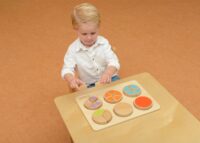 MASTERKIDZ medinė matematinė dėlionė – trupmenos