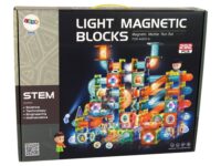Magnetinė šviečianti kamuoliukų trasa 3D 292 vnt