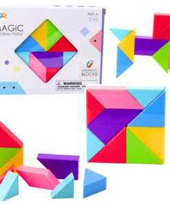 Magnetinis tangramas vaikams 9 detalės
