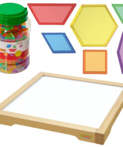 Masterkidz LED sensorinė dėžė su mozaikos blokais 140 vnt.