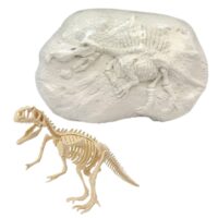Mažojo paleontologo rinkinys – išsikask savo dinozauro skeletą iš gipso bloko