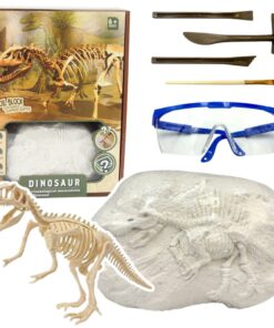 Mažojo paleontologo rinkinys – išsikask savo dinozauro skeletą iš gipso bloko