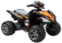Medium Quad Juodas – elektrinis keturratis vaikams