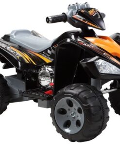 Medium Quad Juodas – elektrinis keturratis vaikams