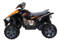 Medium Quad Juodas – elektrinis keturratis vaikams