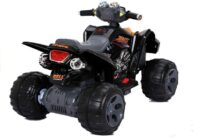 Medium Quad Juodas – elektrinis keturratis vaikams