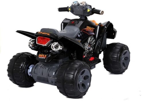Medium Quad Juodas – elektrinis keturratis vaikams