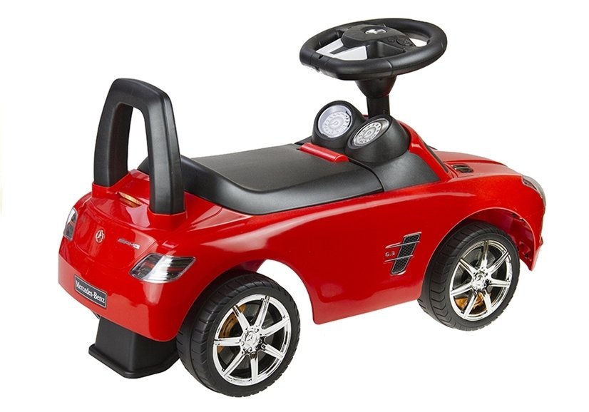 Mercedes Benz Red &ndash; punane laste jalgadega l&uuml;katav auto