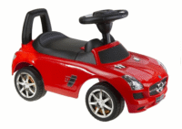 Mercedes Benz Red – Vaikiškas stumiamas paspiriamas automobilis