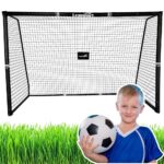 Nešiojami metaliniai futbolo vartai vaikams 180 × 120 cm