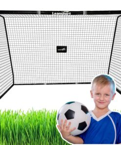 Nešiojami metaliniai futbolo vartai vaikams 300 × 200 cm