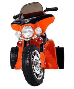 Oranžinis elektrinis vaikiškas motociklas JT568