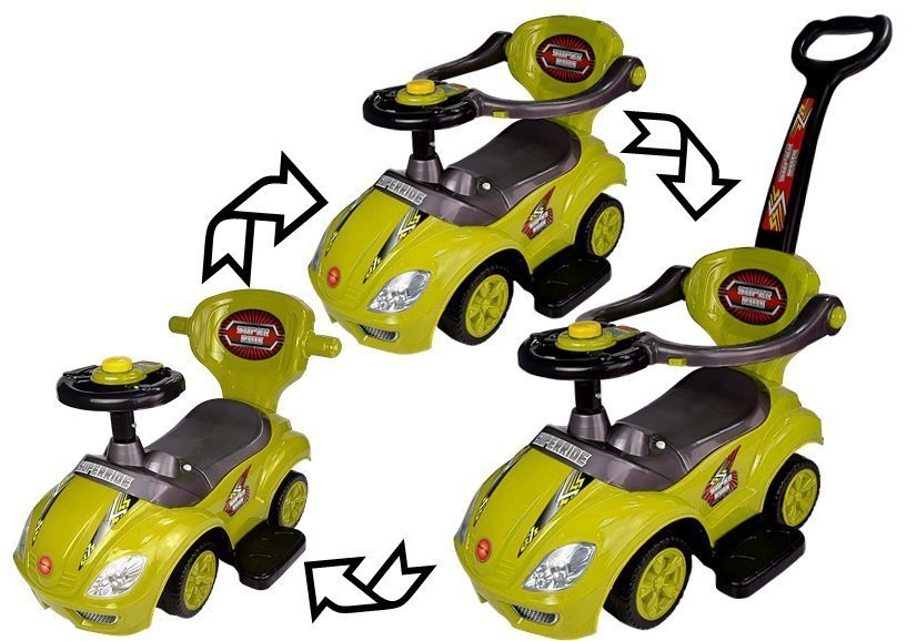 Mega Car 3in1 t&otilde;ukeauto &ndash; kollane