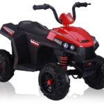 S601 Red – elektrinis vaikiškas keturratis (Quad) – raudonas