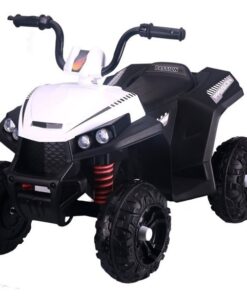S601 White – elektrinis vaikiškas keturratis (Quad) – baltas