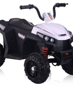 S601 White – elektrinis vaikiškas keturratis (Quad) – baltas