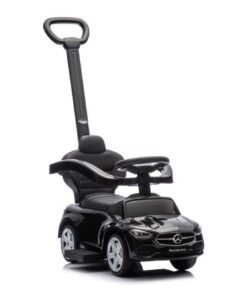 Stūmiklis–Mašinėlė Mercedes 3in1 – Juodas