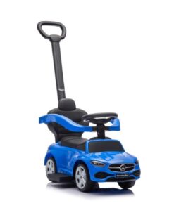Stūmiklis–Mašinėlė Mercedes 3in1 – Mėlyna