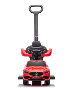 Stūmiklis–Mašinėlė Mercedes 3in1 – Raudona