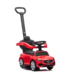 Stūmiklis–Mašinėlė Mercedes 3in1 – Raudona