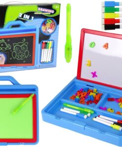 Šviečianti 2in1 magnetinė piešimo lenta Glowing Paint