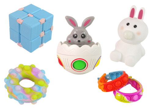 Velykinis sensorinių žaislų rinkinys „Happy Easter“ – staigmenų dėžutė