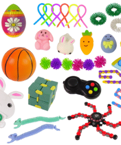 Velykinis „Fidget“ Pop It & Squishy antistresinių žaislų rinkinys – 41 vnt.