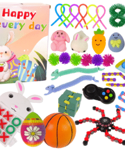 Velykinis „Fidget“ Pop It & Squishy antistresinių žaislų rinkinys – 41 vnt.
