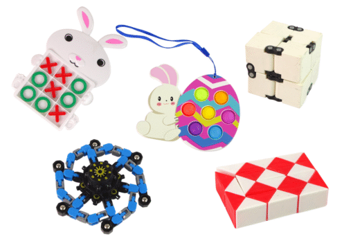 Velykinis „Fidget“ antistresinių žaislų rinkinys – 36 vnt.