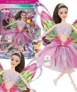 WOOPIE ROYAL Lėlė Emi – Fėja su Spalvotais Sparnais ir Balionais