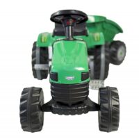 WOOPIE pedalinis traktorius Farmer GoTrac MAXI su priekaba – tylūs ratai