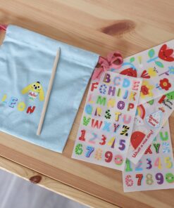 Woopie ART&FUN kūrybinė dekoravimo rankinė su 109 lipdukais