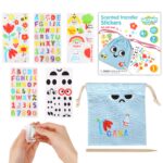 Woopie ART&FUN kūrybinė dekoravimo rankinė su 109 lipdukais