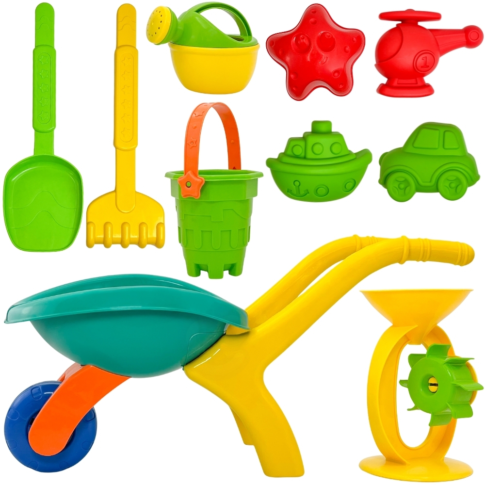 Woopie smilšu un ūdens komplekts 10in1 Woopie smėlio ir vandens rinkinys 10in1