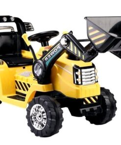 ZP1005 Yellow – elektrinis vaikiškas traktorius