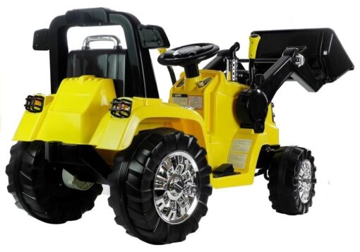 ZP1005 Yellow – elektrinis vaikiškas traktorius