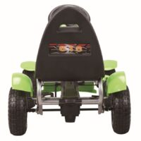Žalias pedalinis gokartas F618 vaikams