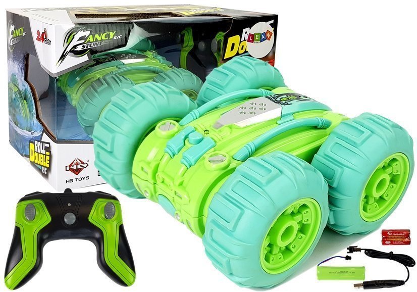 Amfiibne puldiga auto 1:24 &ndash; roheline