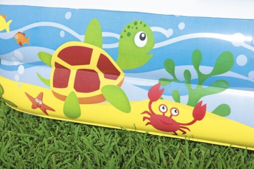 Bestway pripučiamas vaikiškas baseinas su stogeliu 140 × 140 × 114 cm