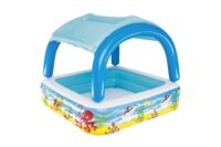 Bestway pripučiamas vaikiškas baseinas su stogeliu 140 × 140 × 114 cm