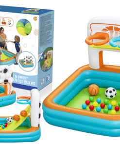 Bestway pripučiamas žaidimų aikštelės baseinas su kamuoliukais 120 x 107 x 84 cm