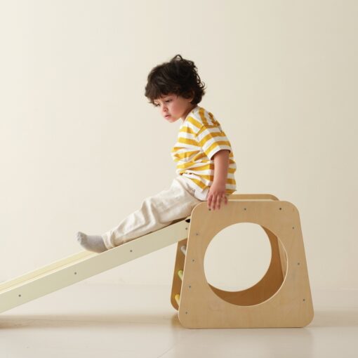 Classic World Montessori medinis 5in1 laipiojimo trikampio rinkinys